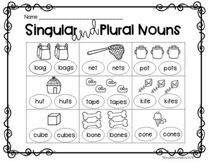 Plural nouns for kids