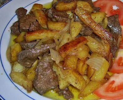 Как жарить печень с картошкой
