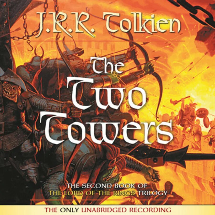 Аудиокниги слушать повелитель жизни. Tolkien j. r. r. "two Towers". Властелин колец обложка книги. The two Towers book.