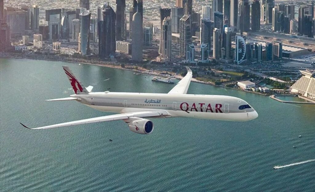 Катар купить авиабилет. Катар Эйрлайнс. Quatar АИР. Qatar Airways самолеты. Глобал Вижион Катар Эир.