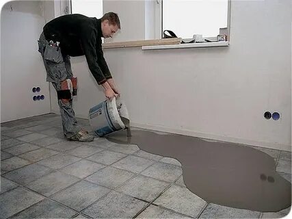 Какой смесью выравнивать пол
