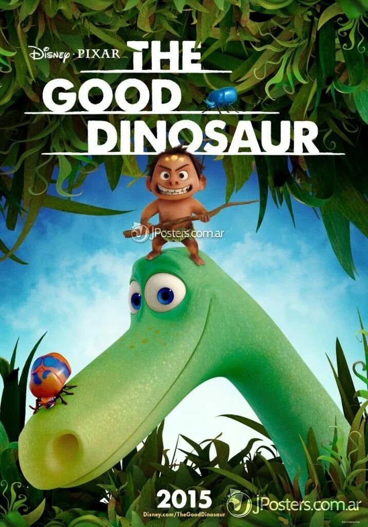 Pixar posters. The good Dinosaur (хороший динозавр) (2015). Хороший динозавр Постер.