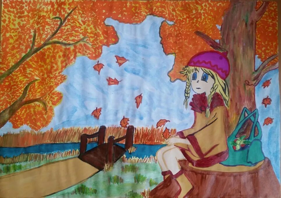 Зарисовки на тему осень. Осенняя пора нарисовать. Осенняя пора нарисовать. Рисунки. Ранняя осень рисунок.