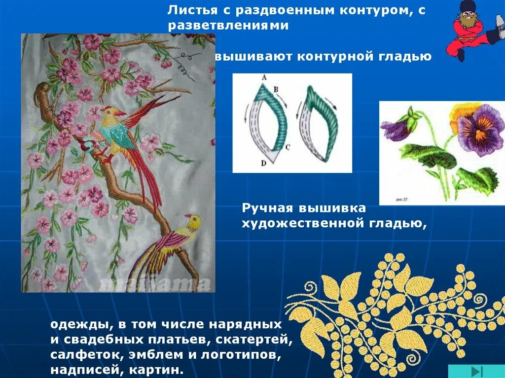 Какую ткань используют для вышивки гладью. Технология вышивки гладью. контурная вышивка гладью. вышивка гладью контур. проект художественная вышивка гладью.