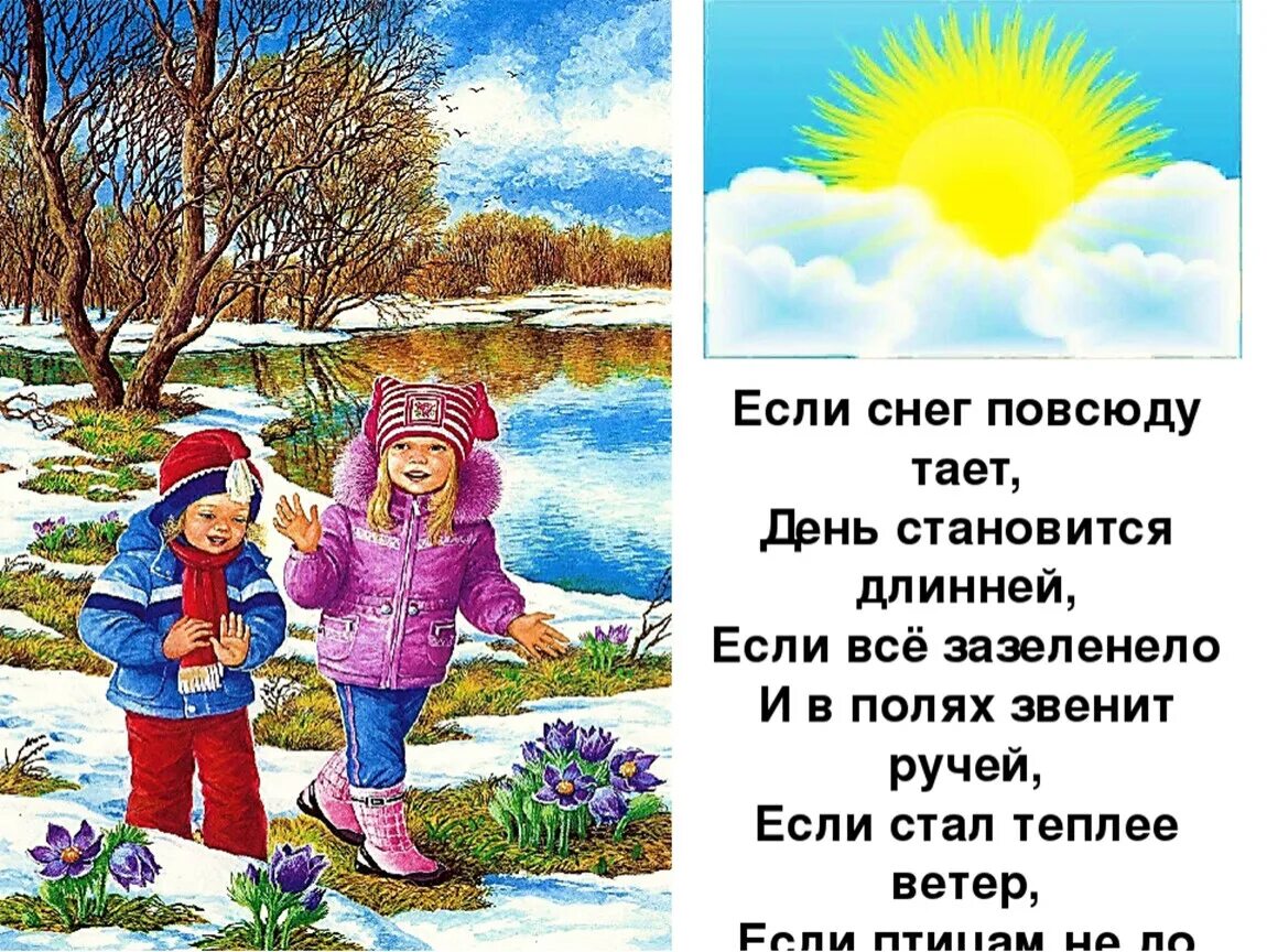 Стихотворение про весну для детей. Стихи о весне для детей.