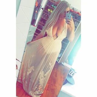 chloed88-white dress boobs instagram.