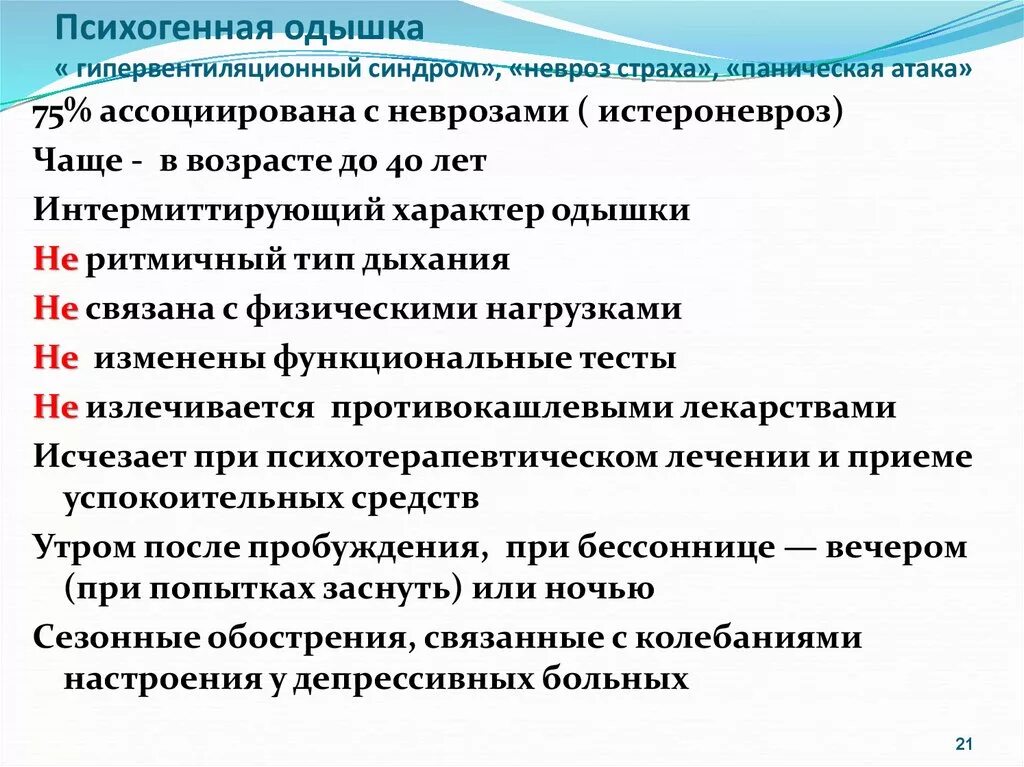 Психогенная одышка. Гипервентиляционный синдром. Синдром затрудненного дыхания. Синдромы невроза. Всд паническая атака невроз