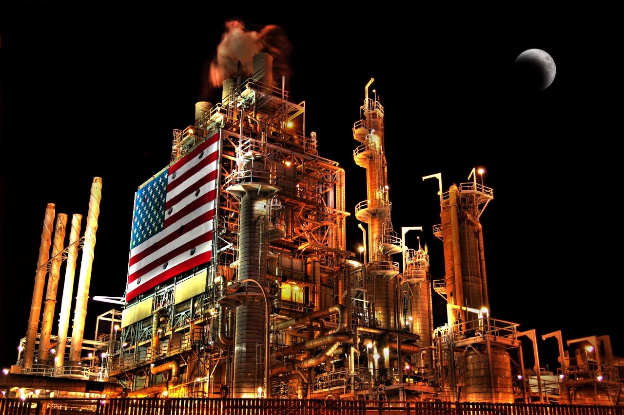 Промышленность стран северной америки. Хим промышленность США. Химическая промышленность США. Нефтеперерабатывающий завод США. Отрасли Пром США.
