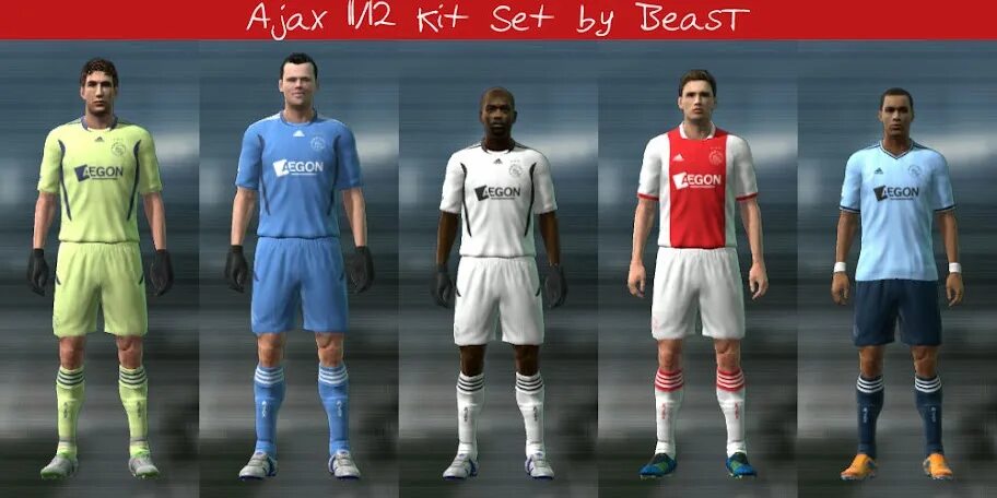 Set формы. Форма аякса. формы для pes 2011. форма аякс 2011. файлы для pes 6.