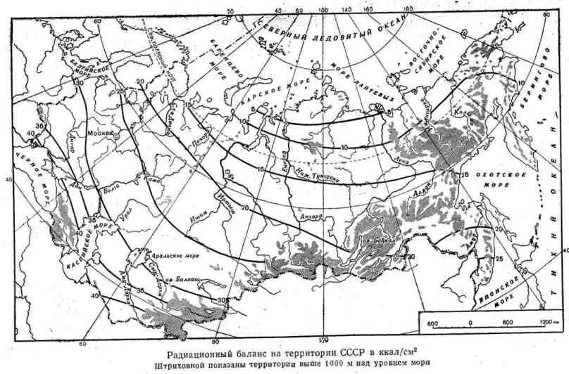 Карта радиационного баланса России. Карта радиационного баланса СССР. Карта Суммарная радиация и радиационный баланс России. Карта суммарной радиации России.