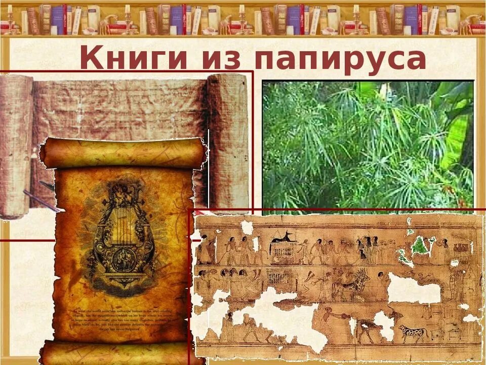 Материал для письма в древнем египте. Книги свитки из папируса. Папирус презентация. История книги для детей. Папирус.