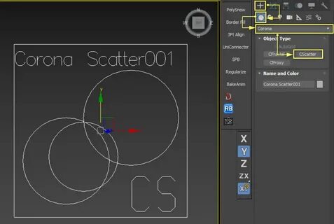 Corona scatter