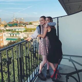 sadie sink and sophie levy 2019 - milan fashion week Matthew Modine, Cary E...