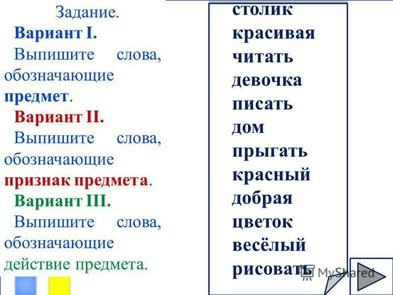 Подчеркнуть слова обозначающие признаки предметов. Выписать слова предметы. Слова которые обозначают предмет 1 класс. Слова обозначающие признак предмета 1 класс. Слово-признак что это обозначает.