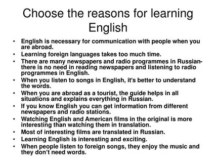 Choose the necessary