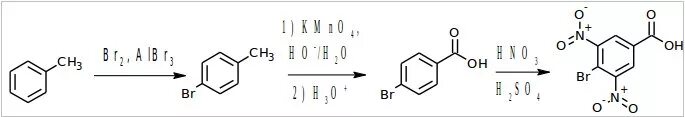 Этилат натрия это. Из бромтолуола в бромбензойную кислоту. Получение бромбензойной кислоты. N-бромбензойная кислота. Пара бромбензойная кислота.