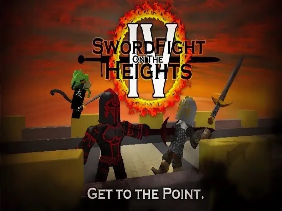 Sword fighting on the heights. Sword fighting on the heights