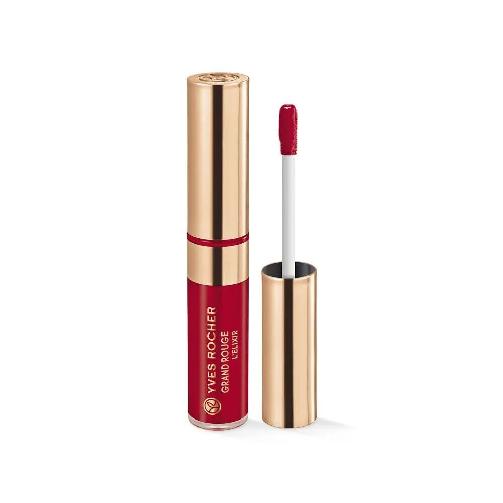 Grand rouge Ив Роше 102. Помада матовая Yves Rocher Grand rouge. Лак для губ Ив Роше 102. Помада Yves Rocher Grand rouge DELIXIR. Блеск для губ ив