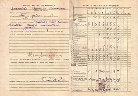 Карта записи в школу