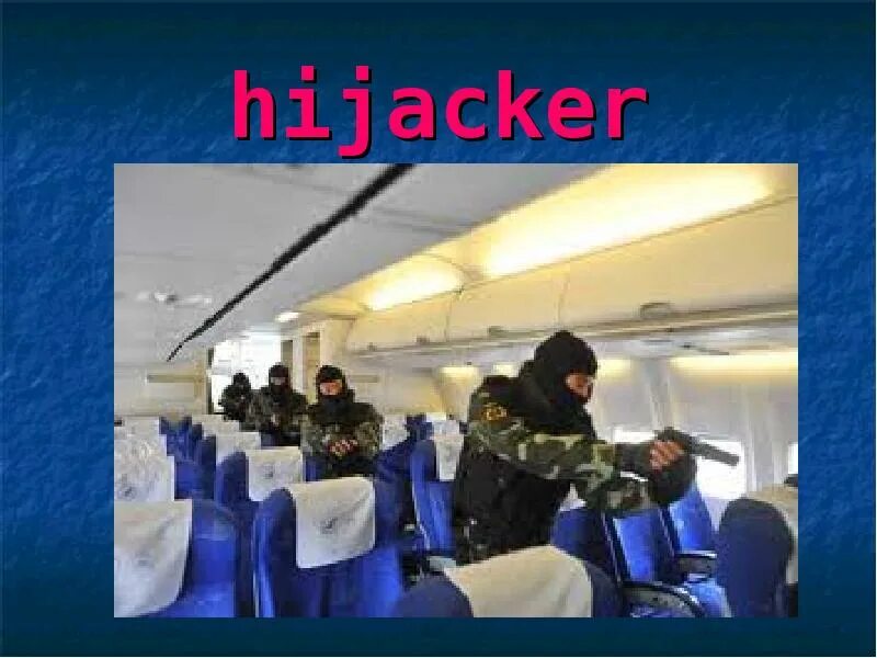Лицо совершившее преступление на воздушном судне