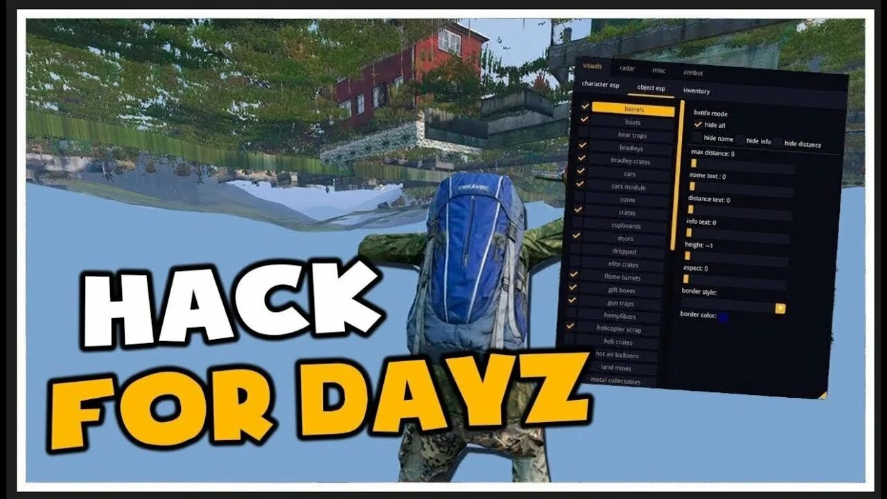 DAYZ Hack. DAYZ Cheat.