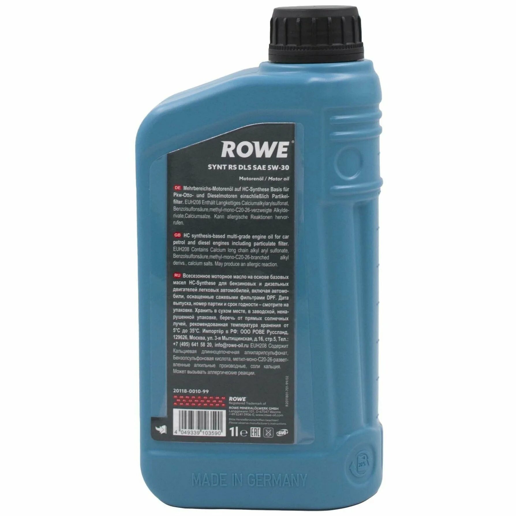 Моторное масло rowe отзывы. Rowe 5w40 Multi Formula. Rowe Hightec Multi Formula SAE 5w-40. Rowe Hightec Synt RS DLS SAE 5w-30. Rowe Hightec Multi Formula 5w40, 4л.