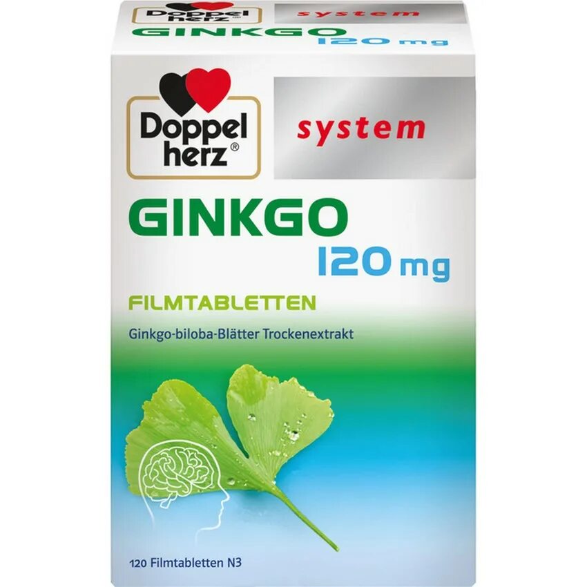 Витамины для памяти и концентрации. Гинкго билоба 240 мг. Ginkgo 120. Гинкго билоба Доппельгерц. Ginkgo Biloba 120 MG.