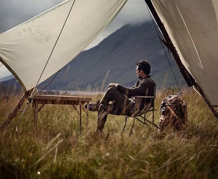 Камп мен. Бернин Мэн кемпинг. Acampar.