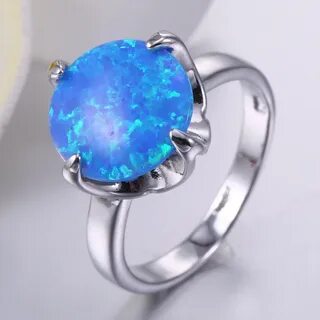 Опал камень синий