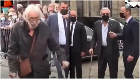 Делон на похоронах бельмондо и пьер ришар