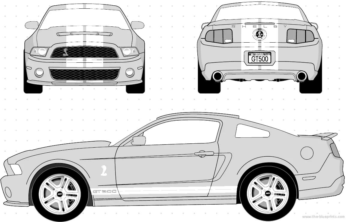 Референс машины. Ford Mustang Shelby gt500 Blueprints. Ford Mustang Shelby gt500 чертеж. Ford Mustang gt500 Blueprint. Ford Mustang gt чертеж.