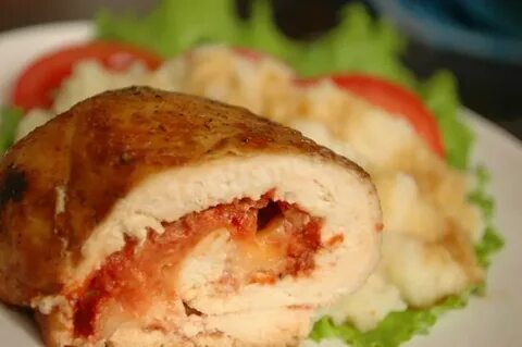 Куриные рулетики из куриного филе фото