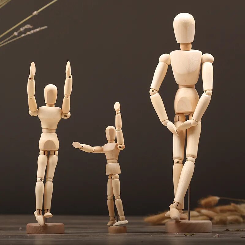 Подвижная деревянная кукла. Тростевые куклы. Люди куклы. Puppet doll. Театральные куклы.