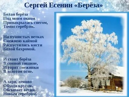 Есенин под окном
