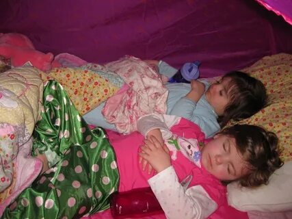 My little sister sleeping now