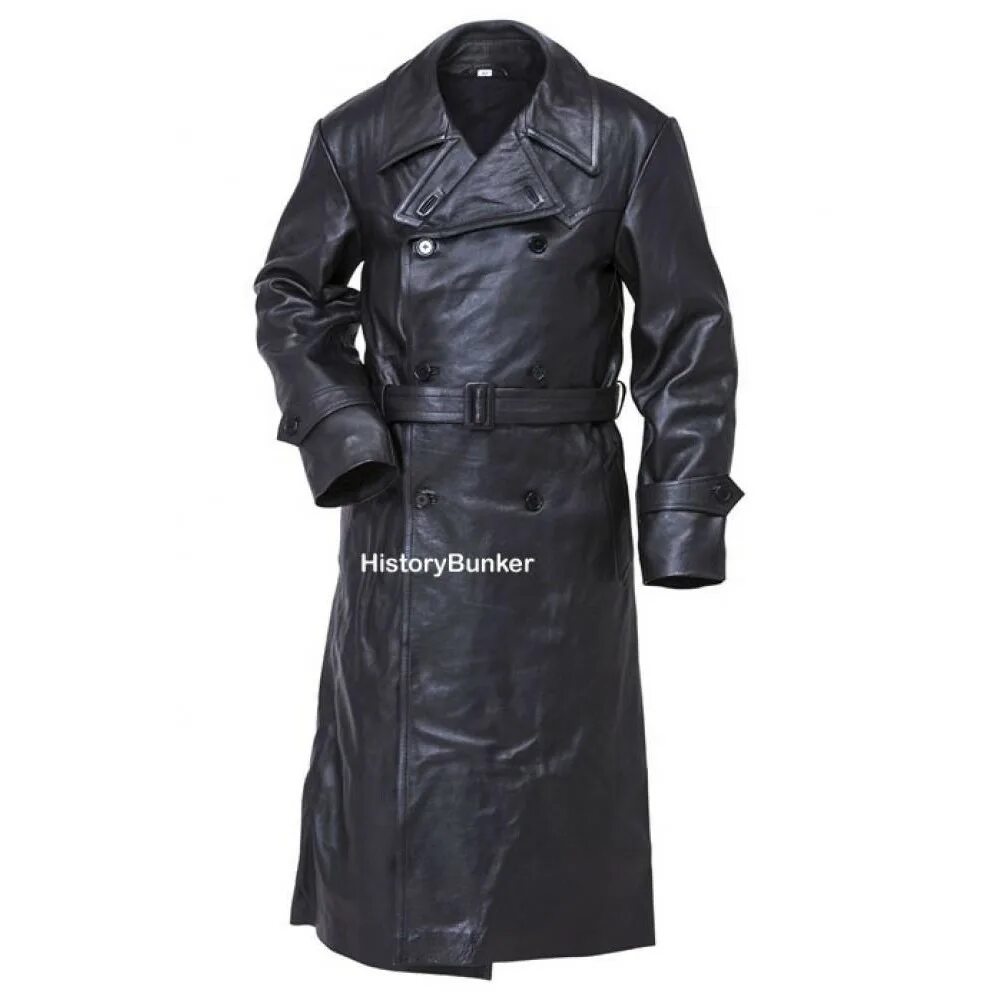Как называется кожаный плащ. Кожаный плащ karl ruprecht kroenen. mens german classic ww2 officer military uniform black leather trench coat.