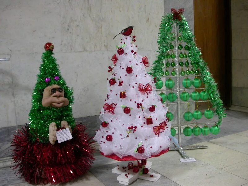 креативная елка в садик.