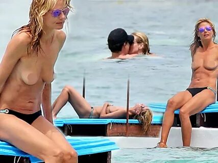 Heidi Klum Topless Beach.