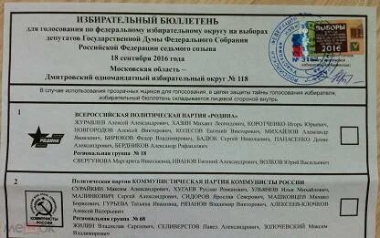 Можно ли уносить бюллетень с избирательного