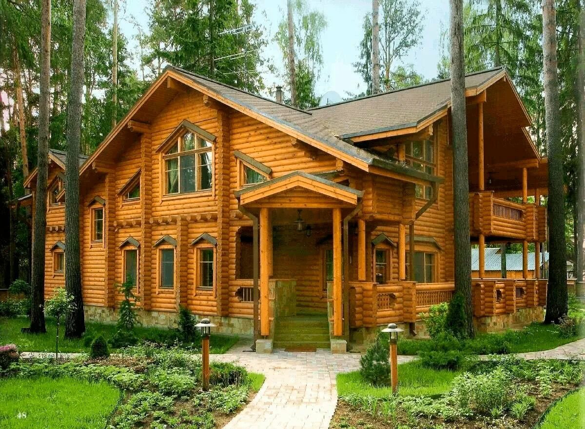 Красивые дома из бревна. Деревянный дом. деревянный коттедж. красивый деревянный дом в россии. красивые проекты деревянных домов.