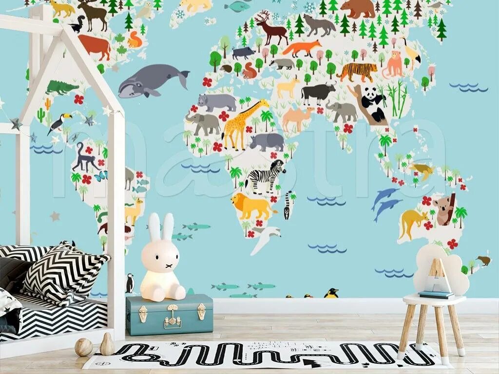 Детские обои. Детские обои карта. Детские обои карта. Детские обои. Детские обои для стен.