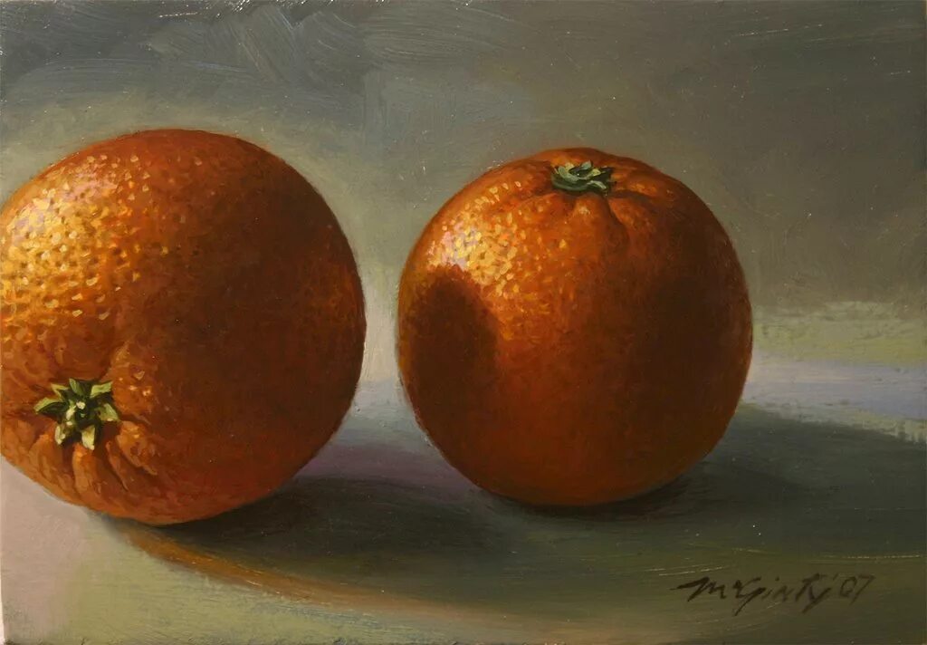 Two oranges. Апельсин живопись. Картины художников апельсины. Апельсин гуашью. Натюрморт с апельсинами.