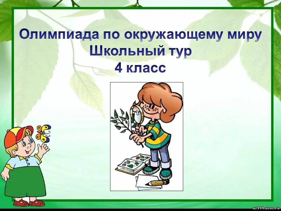 Этапы олимпиады по окружающему миру. Результаты олимпиады окружающий мир