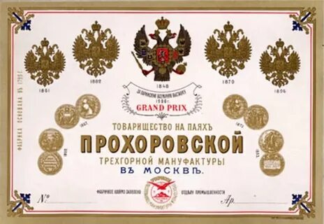Какой товар производило товарищество прохоровской трехгорной мануфактуры