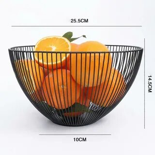 Корзина для фруктов металлическая