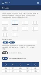 Application rows