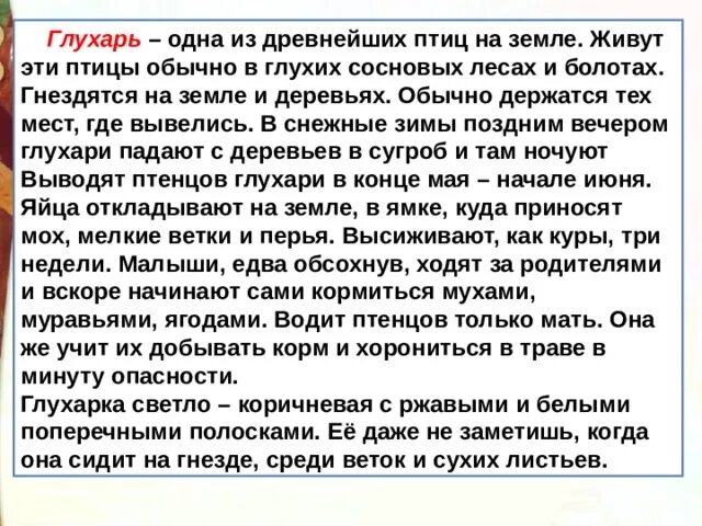 Глухарь одна из древнейших птиц на земле диктант. Диктант Глухари. Глухарь одна из древнейших птиц на земле диктант 7 класс. Диктант Глухарь 6 класс. Рассказ о капалухе как о заботливой матери