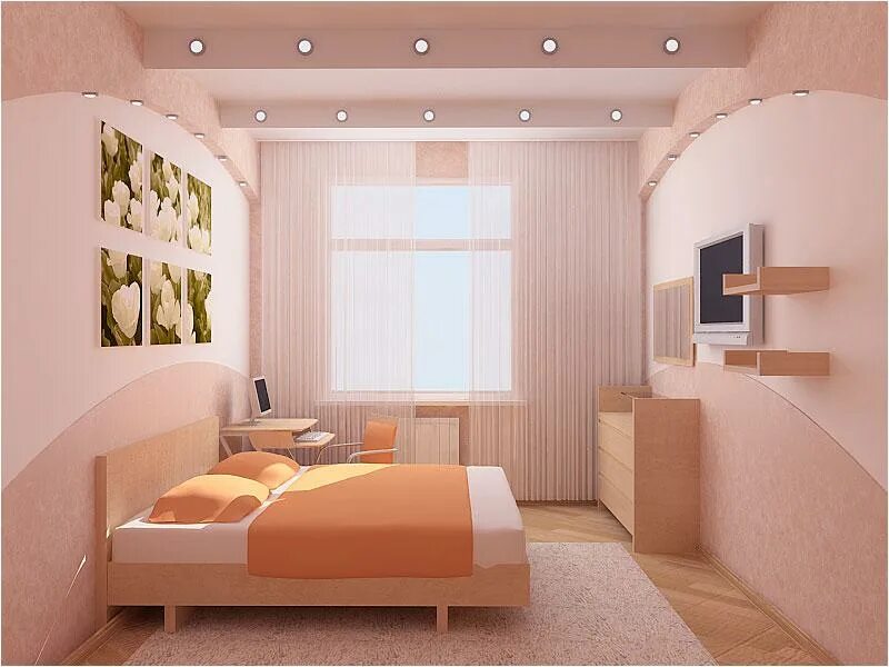 Комнаты можно выбрать в. Дизайн спальной комнаты. Варианты интерьера комнаты. Недорогой интерьер спальни. Интерьер маленькой комнаты.