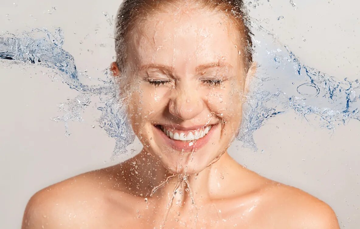 Water Droplets on the Skin Background Stock Image - Image of beautiful, cream: 1