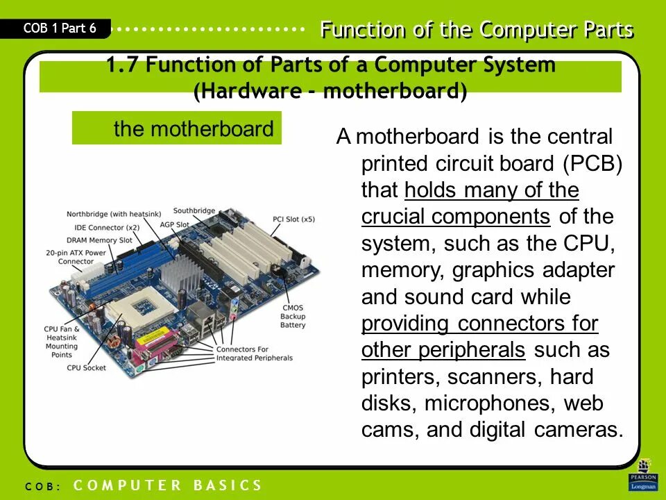 What is the motherboard. Functions of a PC. A8v motherboard Post BIOS. Cpu functions